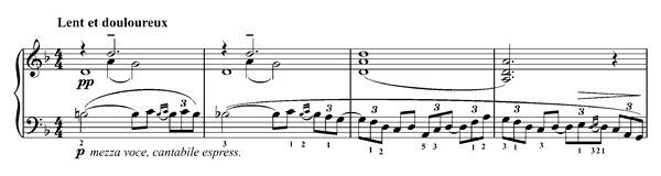 Élégie   in D Minor 
by Debussy piano sheet music