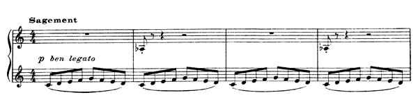 Etude 1 - Pour les cinq doigts d'après Monsieur Czerny   
by Debussy piano sheet music