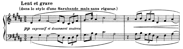 Hommage à Rameau   in G-sharp Minor 
by Debussy piano sheet music