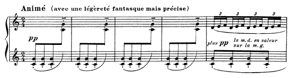 Mouvement   in C Major 
by Debussy piano sheet music