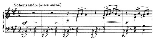 Mazurka   in F-sharp Minor 
by Debussy piano sheet music