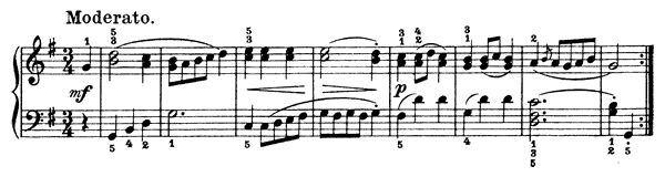 Minuet   in G Major 
by Dussek piano sheet music