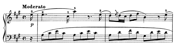 Sonatina Op. 20 No. 4  in A Major 
by Dussek piano sheet music