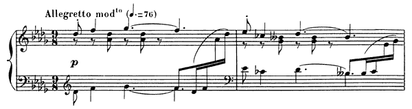 Barcarolle 8 Op. 96  in D-flat Major 
by Fauré piano sheet music