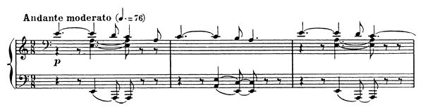 Barcarolle 9 Op. 101  in A Minor 
by Fauré piano sheet music