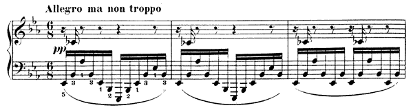 Impromptu 1 Op. 25  in E-flat Major 
by Fauré piano sheet music