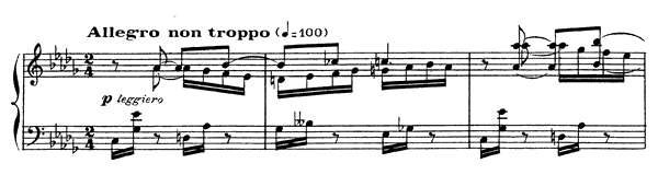 Impromptu 4 Op. 91  in D-flat Major 
by Fauré piano sheet music