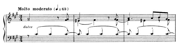 Nocturne 11 Op. 104 No. 1  in F-sharp Minor 
by Fauré piano sheet music