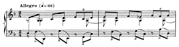 Prelude Op. 103 No. 5  in D Minor 
by Fauré piano sheet music