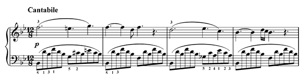 Nocturne 5   in B-flat Major 
by Field piano sheet music