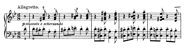 A Little Grey Man Op. 66 No. 13  in G Minor 
by Grieg piano sheet music