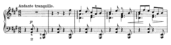 In Ola Valley, In Ola Lake Op. 66 No. 14  in A Major 
by Grieg piano sheet music