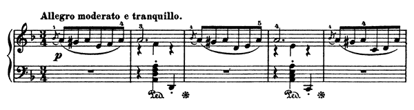 From Early Years Op. 65 No. 1  in D Minor 
by Grieg piano sheet music