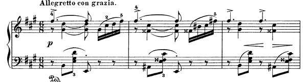 Salon Op. 65 No. 4  in A Major 
by Grieg piano sheet music