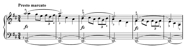 Norwegian Melody Op. 12 No. 6  in D Major 
by Grieg piano sheet music