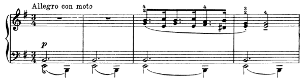 Popular Melody Op. 38 No. 2  in E Minor 
by Grieg piano sheet music