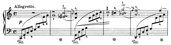 Melodie Op. 38 No. 3  in C Major 
by Grieg piano sheet music