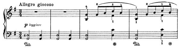 Springdans Op. 38 No. 5  in G Major 
by Grieg piano sheet music