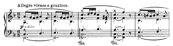 Album Leaf Op. 47 No. 2  in F Major 
by Grieg piano sheet music