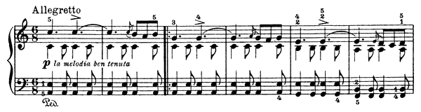 Melodie Op. 47 No. 3  in A Minor 
by Grieg piano sheet music