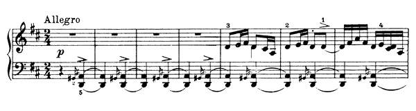 Halling Op. 47 No. 4  in D Major 
by Grieg piano sheet music