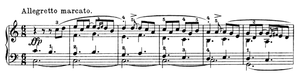 Norwegian March Op. 54 No. 2  in C Major 
by Grieg piano sheet music