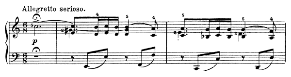 Illusion Op. 57 No. 3  in A Minor 
by Grieg piano sheet music