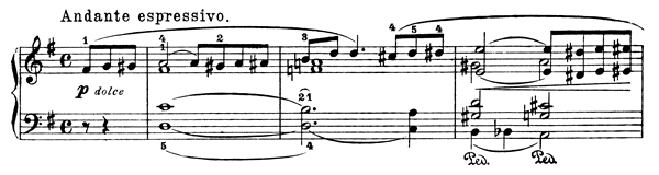 Secret Op. 57 No. 4  in G Major 
by Grieg piano sheet music