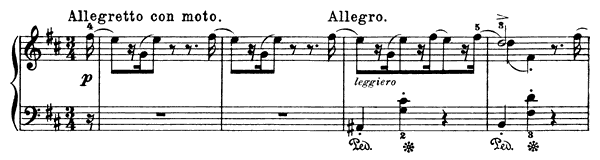 Sylphe Op. 62 No. 1  in B Minor 
by Grieg piano sheet music