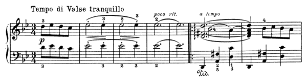 Valse Mélancolique Op. 68 No. 6  in G Minor 
by Grieg piano sheet music