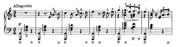 Wooer's Song Op. 17 No. 10  in A Minor 
by Grieg piano sheet music