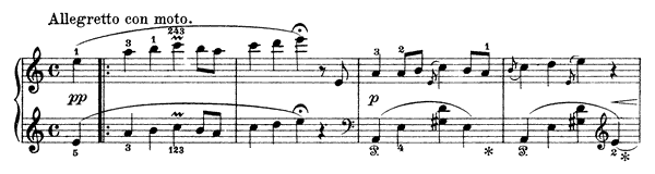 The Horsefly and the Fly Op. 17 No. 17  in A Minor 
by Grieg piano sheet music