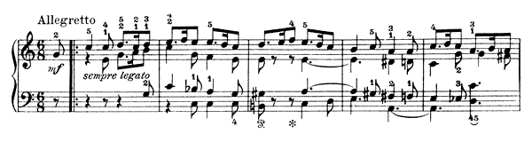 Wedding Song Op. 17 No. 6  in A Minor 
by Grieg piano sheet music