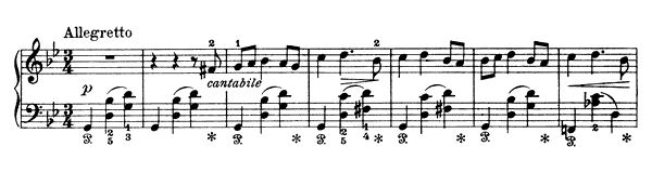 The Pig Op. 17 No. 8  in G Minor 
by Grieg piano sheet music