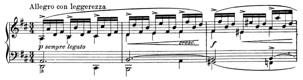 Piano Piece Op. 1 No. 1  in D Major 
by Grieg piano sheet music