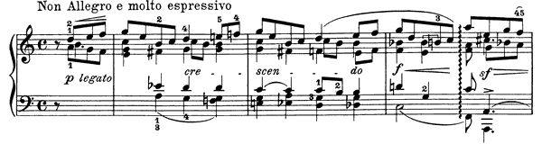 Piano Piece Op. 1 No. 2  in C Major 
by Grieg piano sheet music