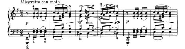 Piano Piece Op. 1 No. 4  in A Minor 
by Grieg piano sheet music