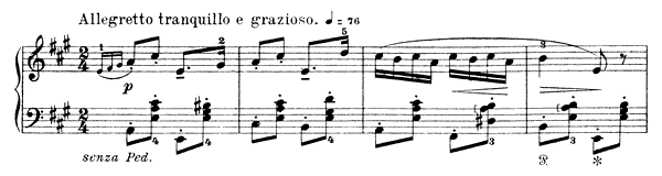 Norwegian Dance Op. 35 No. 2  in A Major 
by Grieg piano sheet music