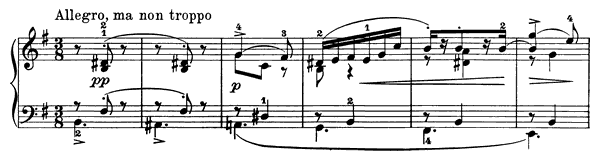 Poetic Tone-Picture Op. 3 No. 1  in E Minor 
by Grieg piano sheet music