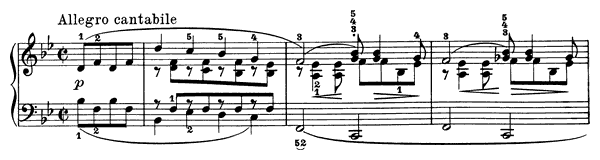 Poetic Tone-Picture Op. 3 No. 2  in B-flat Major 
by Grieg piano sheet music