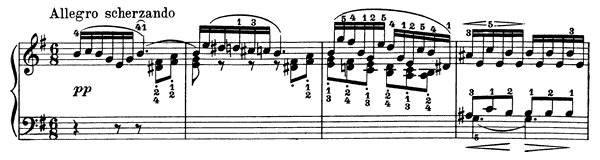 Poetic Tone-Picture Op. 3 No. 6  in E Minor 
by Grieg piano sheet music