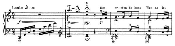 The First Meeting Op. 53 No. 2  in C Major 
by Grieg piano sheet music