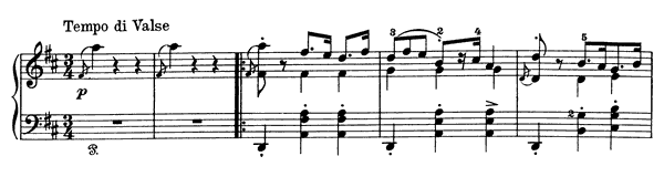 Humoresque Op. 6 No. 1  in D Major 
by Grieg piano sheet music