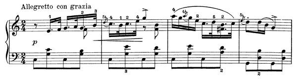 Humoresque Op. 6 No. 3  in C Major 
by Grieg piano sheet music