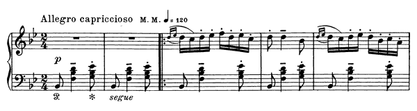 Scherzo-Impromptu Op. 73 No. 2  in B-flat Major 
by Grieg piano sheet music