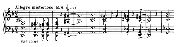 Night Ride Op. 73 No. 3  in D Minor 
by Grieg piano sheet music