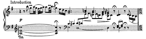 The Goblins' Bridal Procession at Vossevangen Op. 72 No. 14  in G Major 
by Grieg piano sheet music