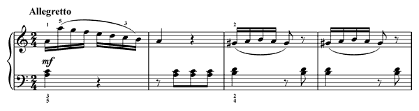 Study Op. 82 No. 52  in A Minor 
by Gurlitt piano sheet music