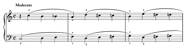 Moderato Op. 38 No. 5  in C Major 
by Hässler piano sheet music