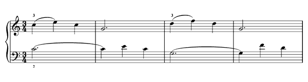 Tempo di minuetto   in C Major 
by Hässler piano sheet music